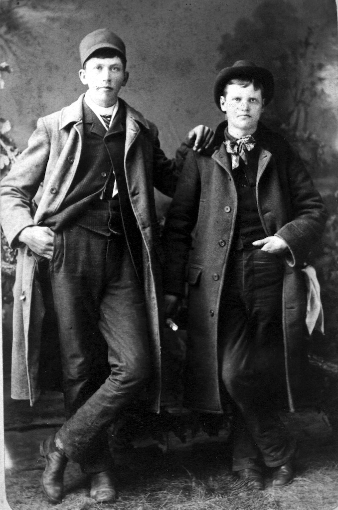 Albert Anderson, age 17 (left)