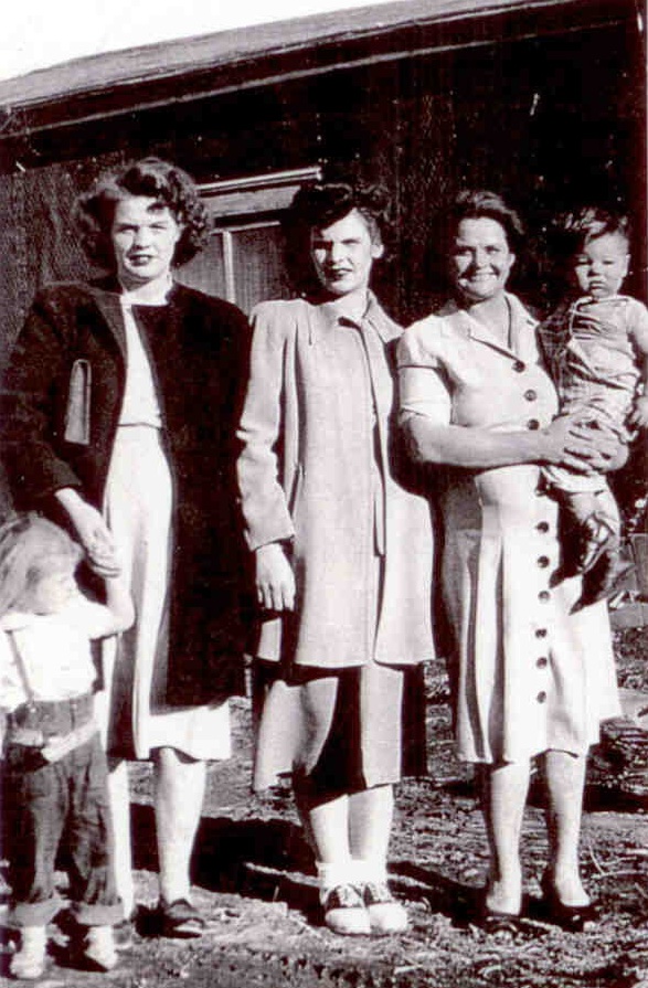 Josie Johnson Vollum with her twin daughters