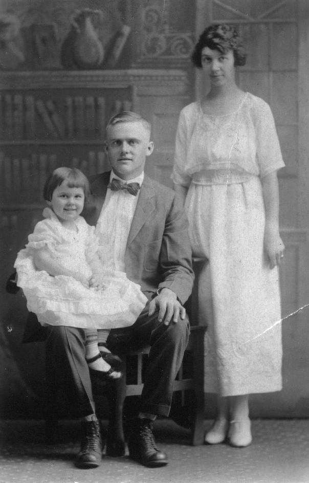 Maurice, Cora, and their daughter