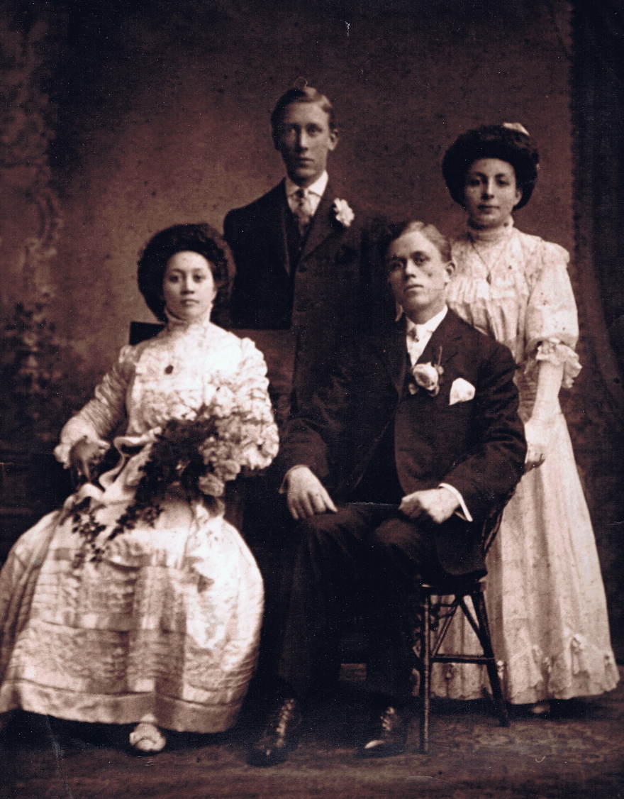 Eaner and Arthur and their wives